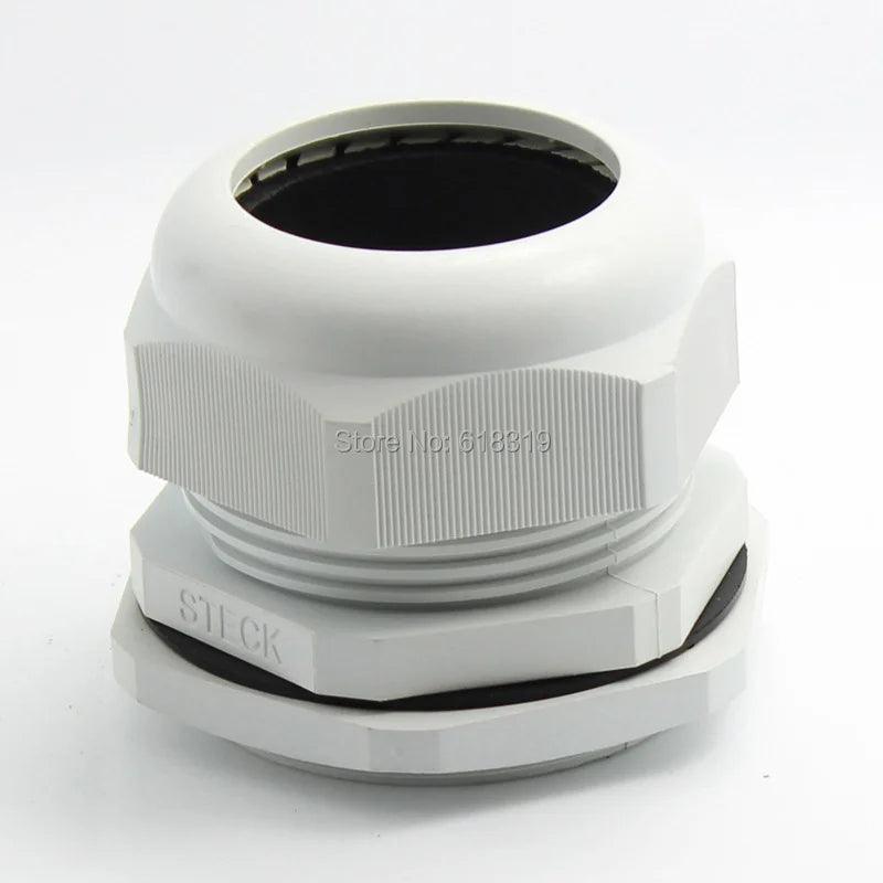 200pcs/lot PG11 Cable Gland IP68 Waterproof Connector Diameter 3-6.5mm Nylon Plastic Wire Glands