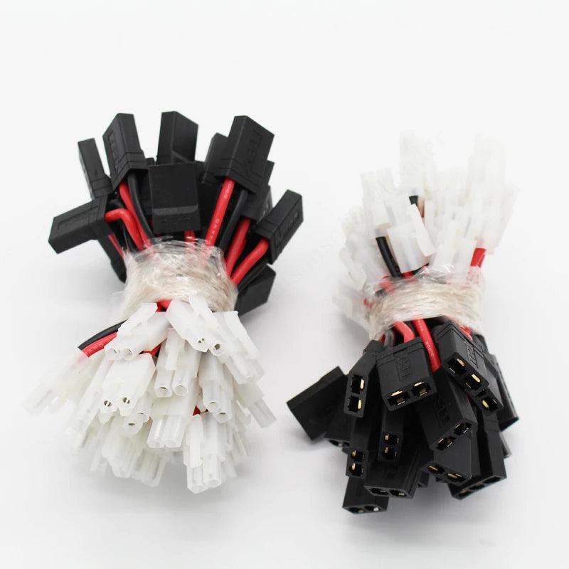 50 Pcs /Lot Tamiya Connector To TRX Female Connector Adaptor 14 AWG Cable 60mm for RC Part
