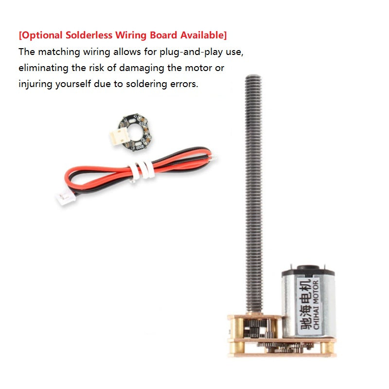 محرك تروس تيار مستمر بمحور طويل GM1024-N20-M4/55