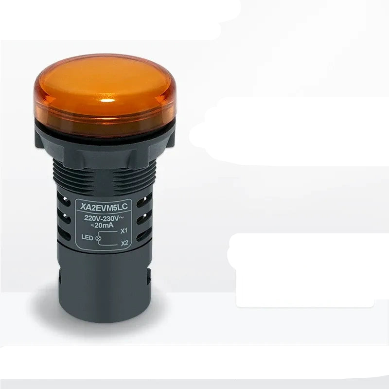 Schneider Indicator Light ,XB2EVM5LC YELLOW LED BUZZER Indicator ,AC 220V 22mm Panel Mount Light, Industrial Signal Lamp