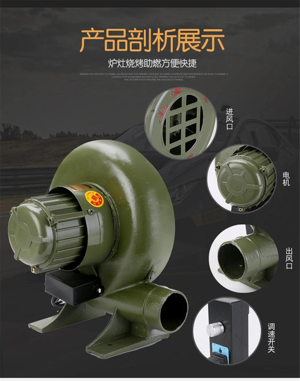 AC 220V Boiler Blower 100W 120W 150W 200W Small Stove Blower Controller PWM Household Barbecue Combustion Household Air Blower