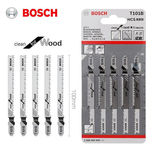 BOSCH- SawBblade T101B Jig Saw Blade High Carbon Steel Material - electrical center b2c