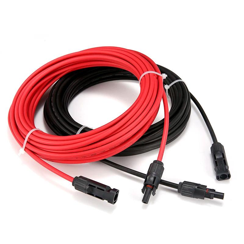 Free Shipping DC PV Cable Solar Connector Male and Female 1000V30A Panel Connectors for PVMC With 2.5/4/6mm2 1Pair Have 4 Joint