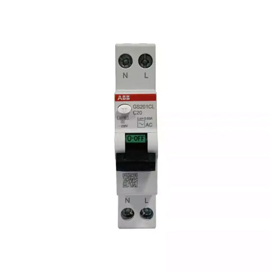abb gs201cl, 1p+n rcbo, 30ma type a breaker, residual current circuit breaker, abb????????????, 1 module rcbo, 16a 30ma breaker, 20a rcbo, household safety switch, din rail rcbo, overload protection