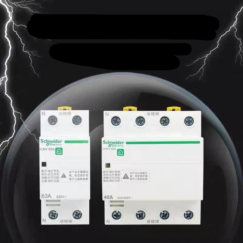 Schneider Acti9 A9 Series iCNV Self-recovery Over & Under Voltage Protector, Household 2P / 4P