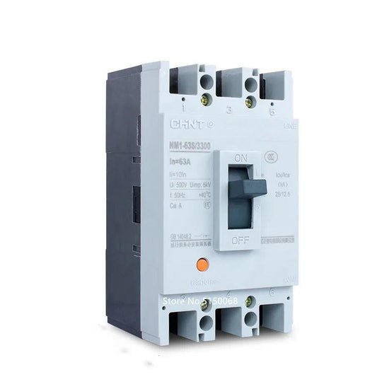 CHINT MCCB Molded Case Circuit Breaker NM1 EZC100 NSX100 NSX100N EZC100F EZC100H 10A-630A 3P 4P 125A 160A 200A 250A 350A 630A,MCCB 3Phase