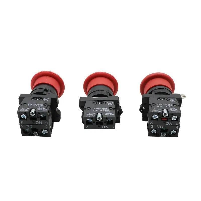 XB2-ES542 XB2-ES145 Rotray Knob Lock Key Switch| 1NC/1NO 1NC optional - electrical center b2c
