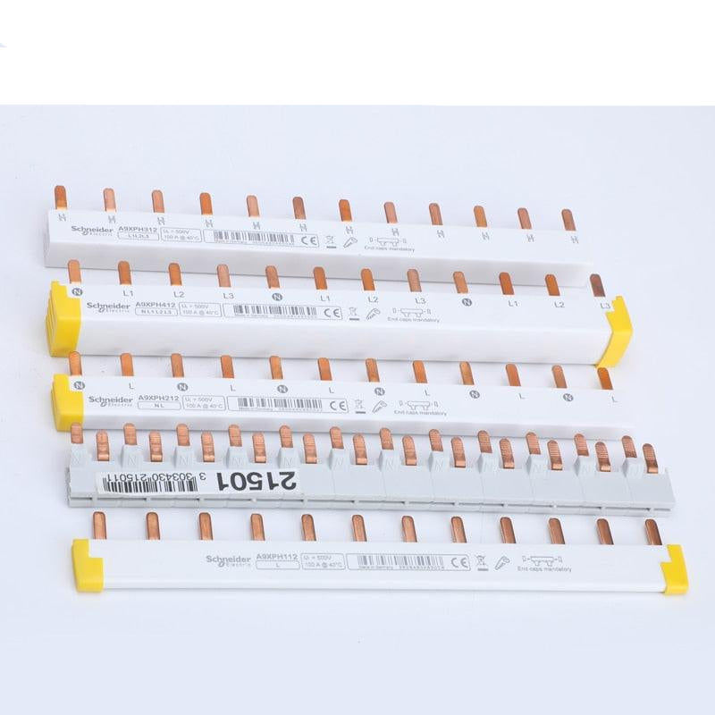 Schneider Electric A9XPH212 12x18mm Comb Busbar Use for 2P 1P+N MCB Miniature Circuit Breaker.