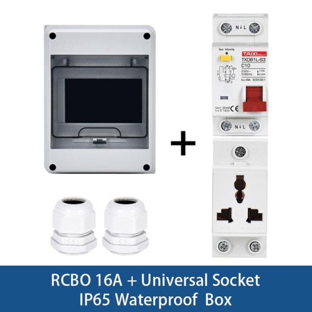 TAIXI- Outdoor Waterproof Socket Electrical Distribution Box| EU AU UK IT FR Universal Socket optional.