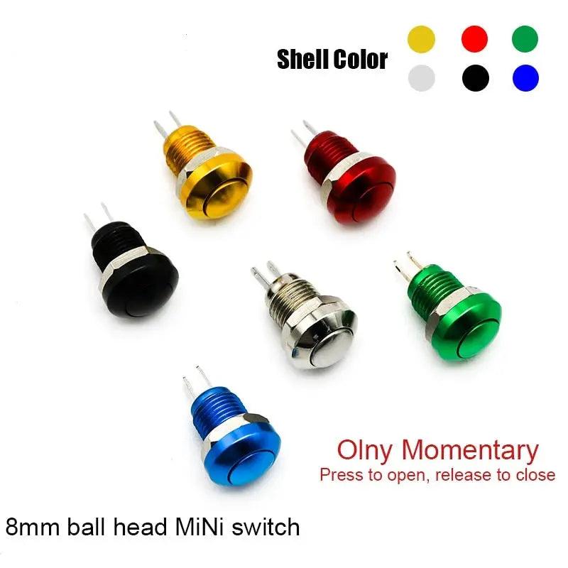 Metal Push Button 8MM
