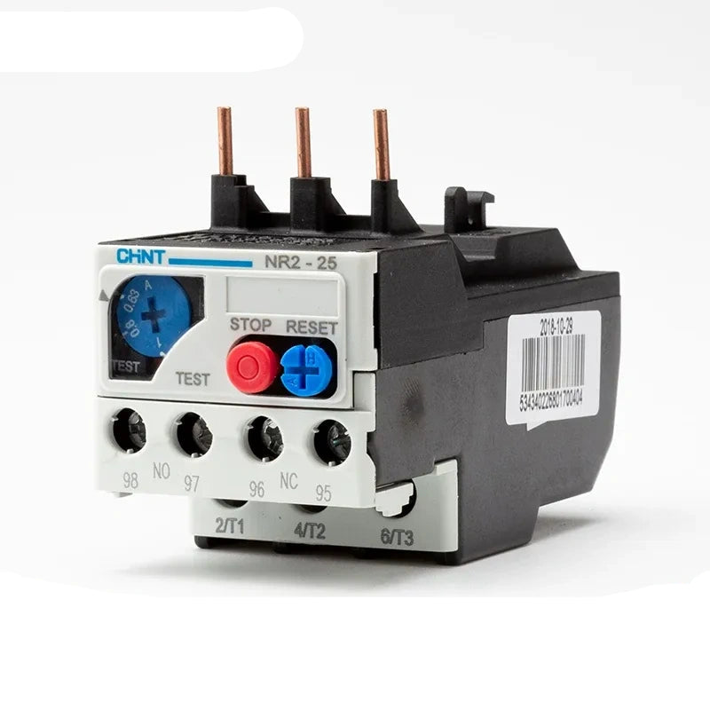 CHINT thermal overload relay, NR2 relay, CHINT NR2-25 0.63-1A
