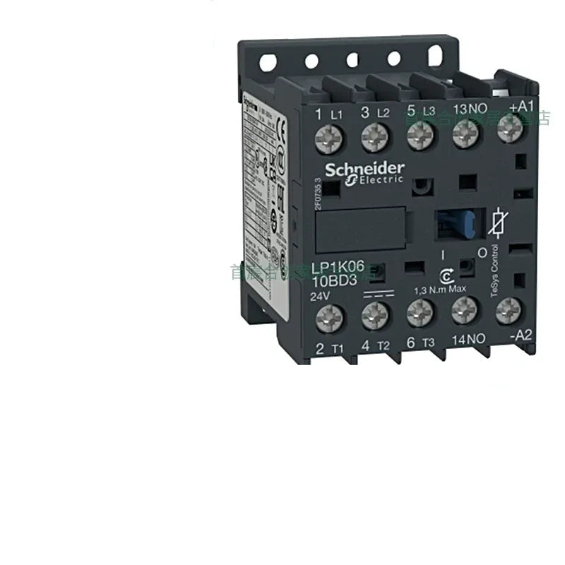 Schneider Contactor LC1K0610BD3 6A DC24V Contactor, 1NO LP1K Contactor 