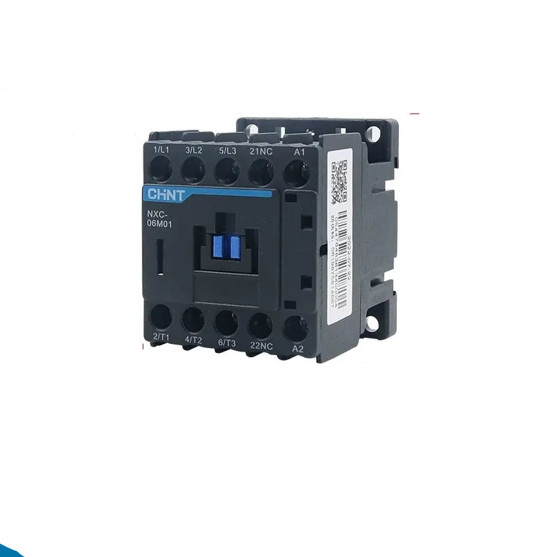 chint nxc-m mini contactor,nxc-06m01 small ac magnetic contactor,6a 1nc auxiliary contactor