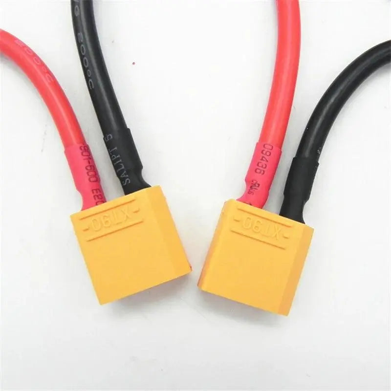 1 Pcs XT90 Connector 1 Male To 2 Female Serial Charger Cable Connection 10AWG 10CM Rc Spare Parts Part Accessories - electrical center b2c