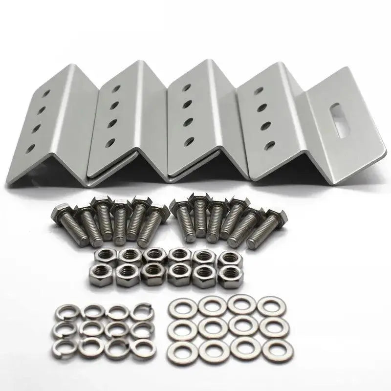 1 Set Z-type Aluminum Solar Panel Mounting Bracket for Carvan Roof - electrical center b2c