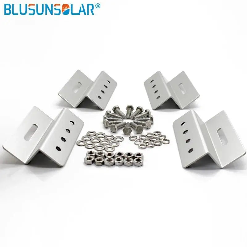1 Set Z-type Aluminum Solar Panel Mounting Bracket for Carvan Roof - electrical center b2c