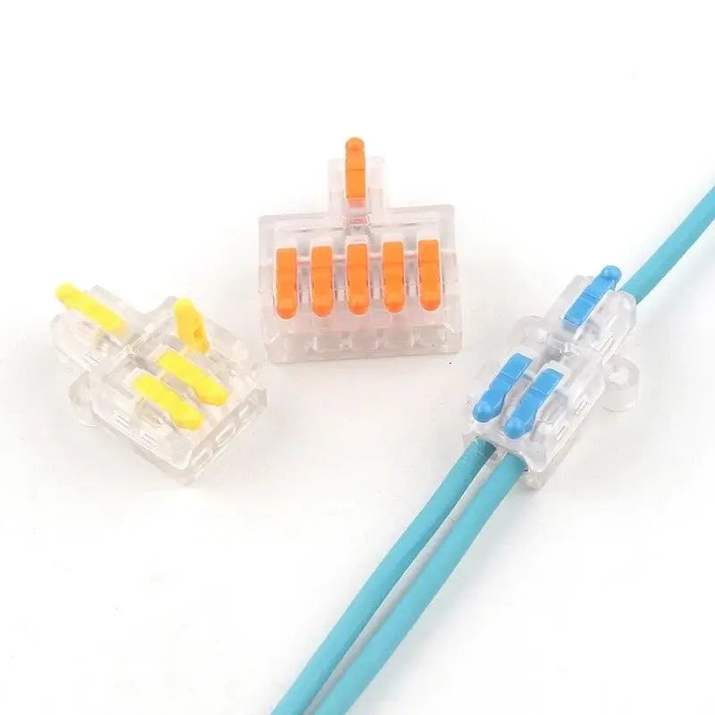 1 in Multiple Out Quick Wiring Connector Universal Splitter Wiring Cable Push-in - electrical center b2c