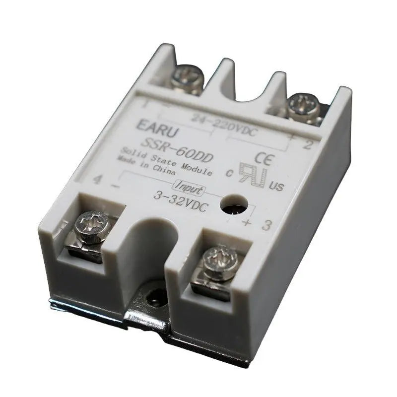 1 pcs Solid State Relay SSR-60DD 60A 3-32V DC Input TO 24-220V DC - electrical center b2c