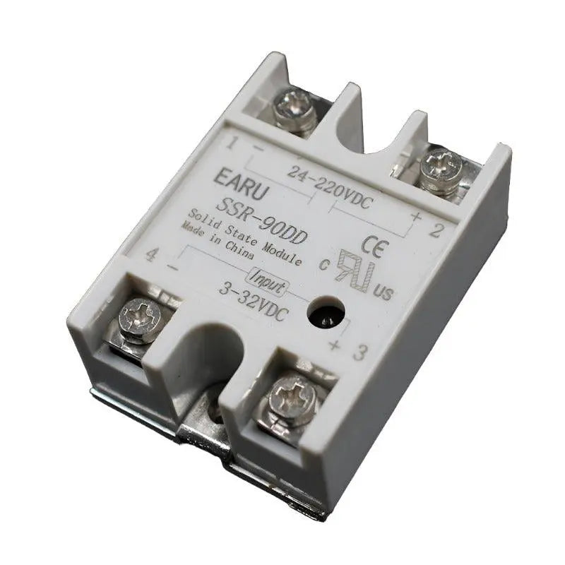 1 pcs Solid State Relay SSR-90DD 90A 3-32V DC Input TO 24-220V DC - electrical center b2c