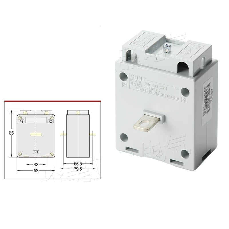 chint bh-0.66 current transformer,0.2 class high precision ct,current transducer 10/5A 0.2Class Solid Core for ???6.6kW Motor,