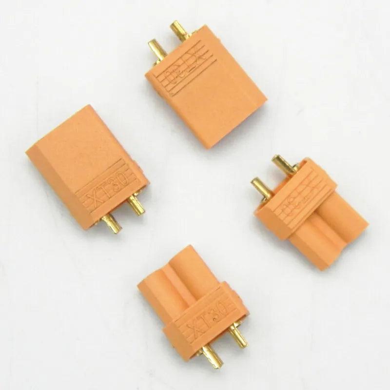 10 Pairs/lot New Style XT30 Bullet Connectors Plugs 2mm Male and Female for FPV Airplane Quadcopter DZ0156