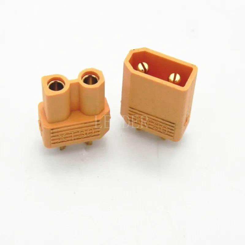 10 Pairs/lot New Style XT30 Bullet Connectors Plugs 2mm Male and Female for FPV Airplane Quadcopter DZ0156