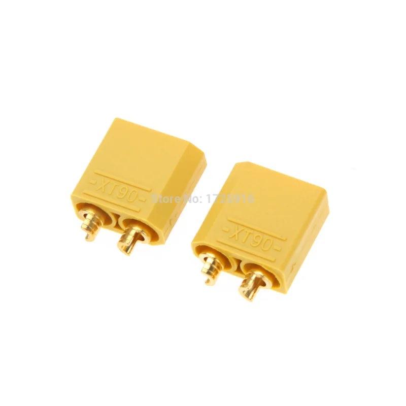 10 Pairs/lot XT90 Battery Connector Set 4.5mm Male Female Gold Plated Banana Plug DZ0096