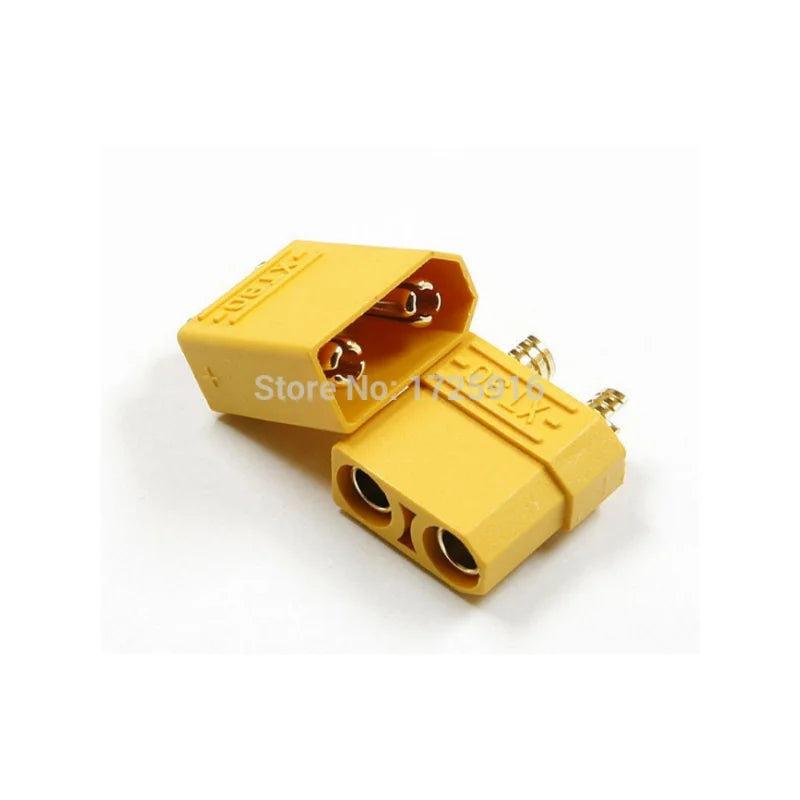 10 Pairs/lot XT90 Battery Connector Set 4.5mm Male Female Gold Plated Banana Plug DZ0096