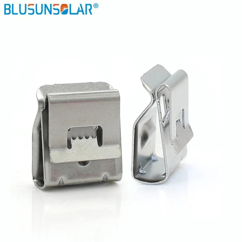 10 Pec Stainless Steel Solar PV Cable Clips Cable Clamp for 12awg 10awg PV Solar Cable Wire