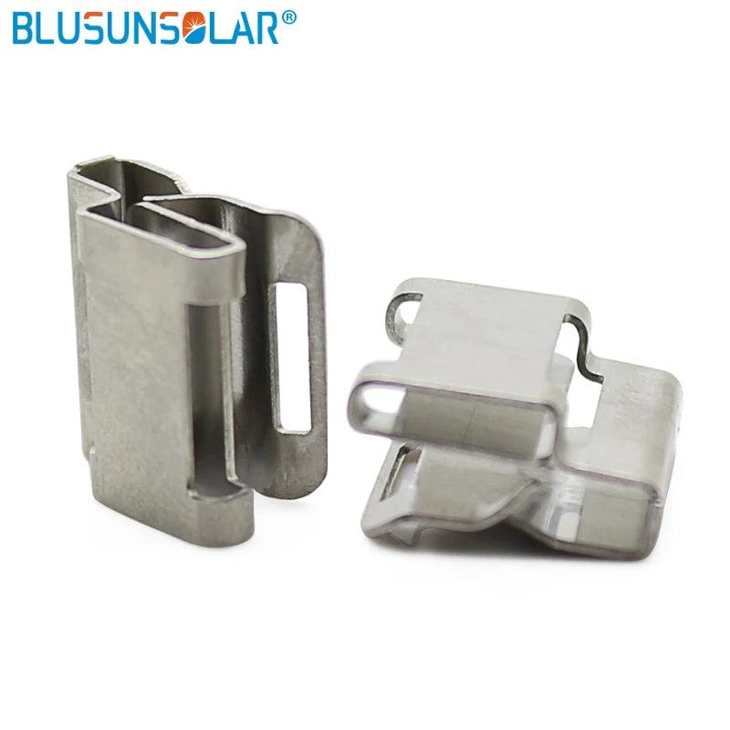 10 Pec Stainless Steel Solar PV Cable Clips Cable Clamp for 2.5mm2 4mm2 6mm2 16AWG 12awg 10WAG PV Solar Cable Wire