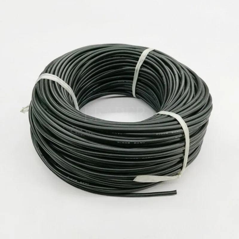 100 Meters/Roll 10/12AWG Flexible Silicone Cable Soft High Temperature Tinned Copper Heatproof Silicone Silica Gel Wire