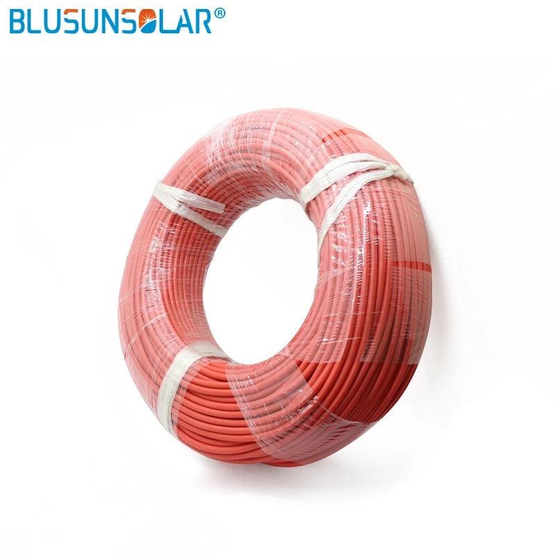 100 Meters/Roll High Temperature 12AWG Flexible Soft Silicone Cable Silica Gel Wire Tinned Copper Heatproof Silicone Cable