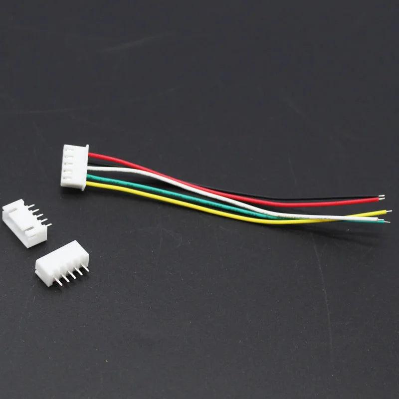 100 Pcs /lot  5s  Lipo Jst Xh Balance Wire Extention Lead 100MM 26 AWG  with Connector Pin