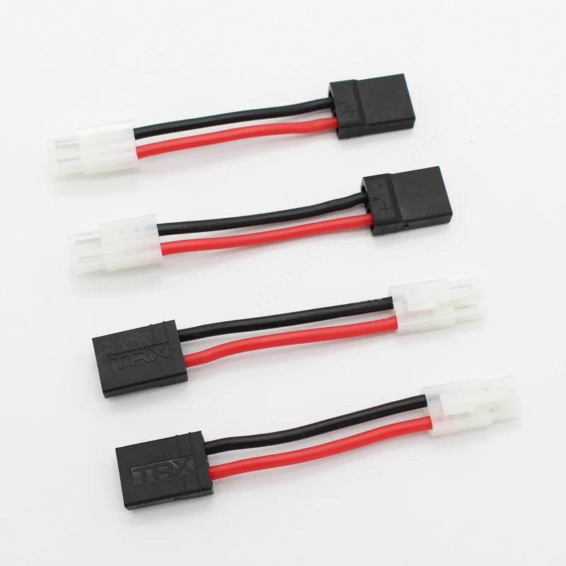 100  Pcs /Lot Tamiya Connector To TRX Female Connector Adaptor 14 AWG Cable 60mm for RC Part