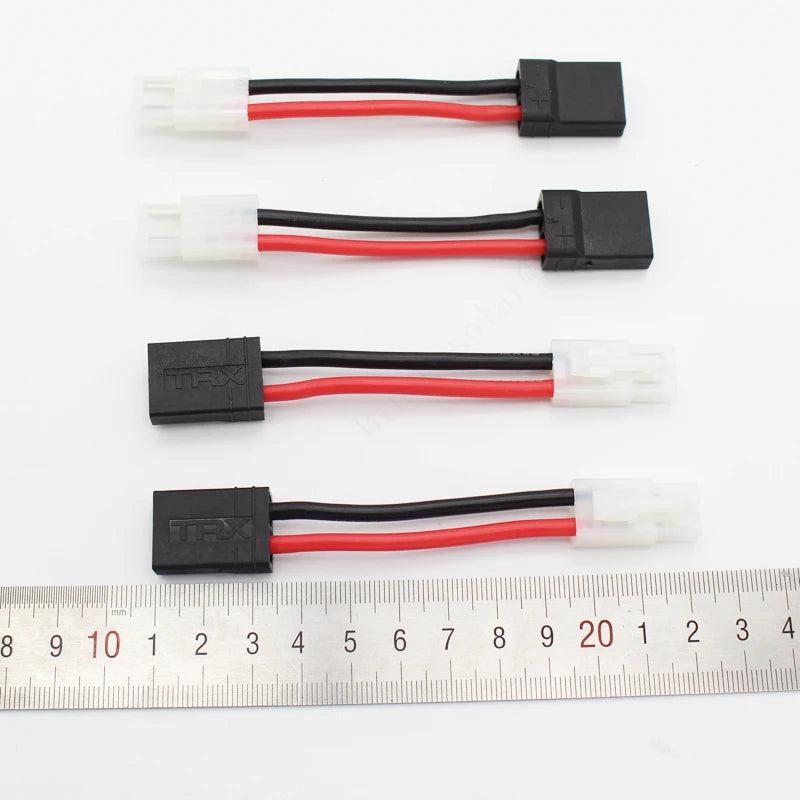 100  Pcs /Lot Tamiya Connector To TRX Female Connector Adaptor 14 AWG Cable 60mm for RC Part