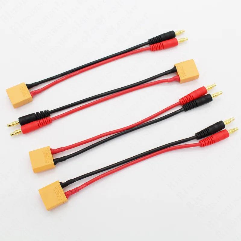 100 Pcs /Lot XT90 4.0mm Banana Connector with 14 AWG Silicone Cable for RC Part