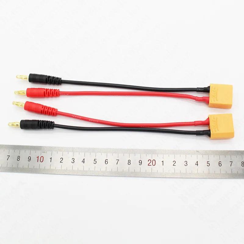 100 Pcs /Lot XT90 4.0mm Banana Connector with 14 AWG Silicone Cable for RC Part