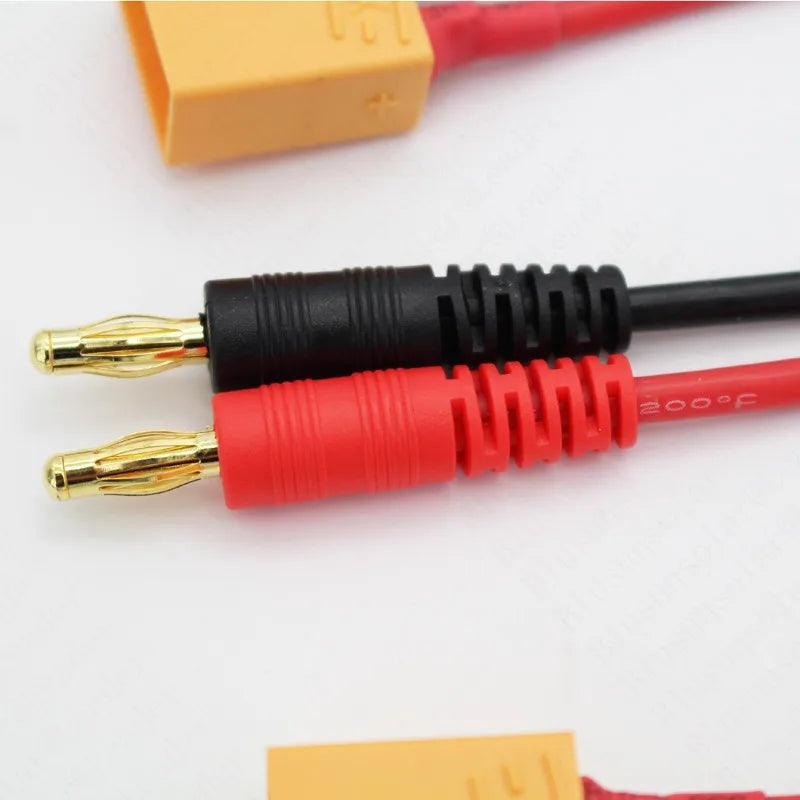 100 Pcs /Lot XT90 4.0mm Banana Connector with 14 AWG Silicone Cable for RC Part