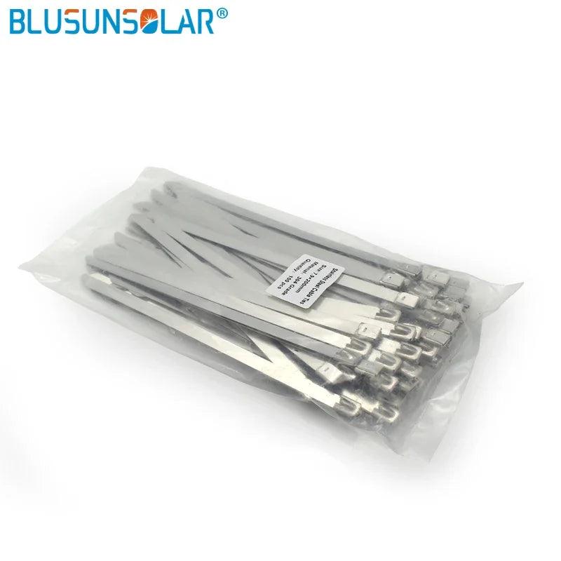 1000 Pcs /Lot 4.6 X 300MM  (Thickness:2.5mm )  Wide Stainless Steel Sprayed Cable Tie