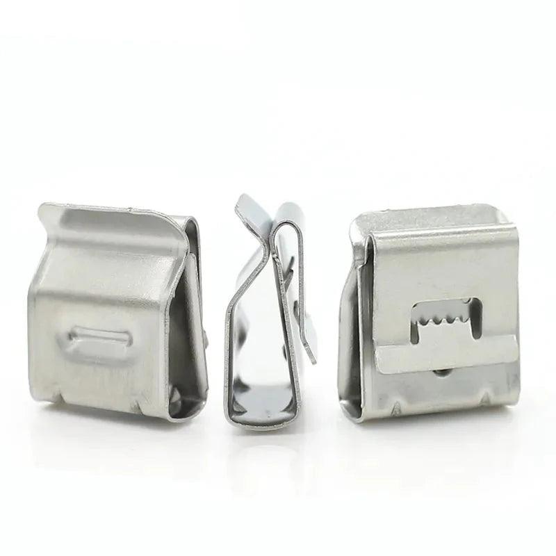 1000 Pec Stainless Steel Solar Cable Clips Cable Clamp for 4mm2 6mm2 Cables 12awg 10WAG PV Solar Cable Wire