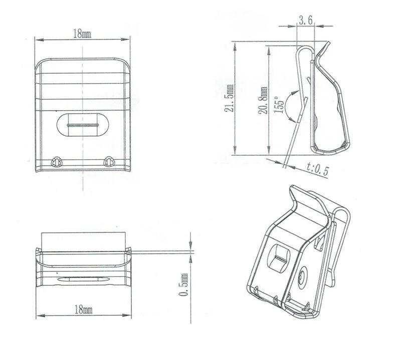 1000 Pec Stainless Steel Solar Cable Clips Cable Clamp for 4mm2 6mm2 Cables 12awg 10WAG PV Solar Cable Wire