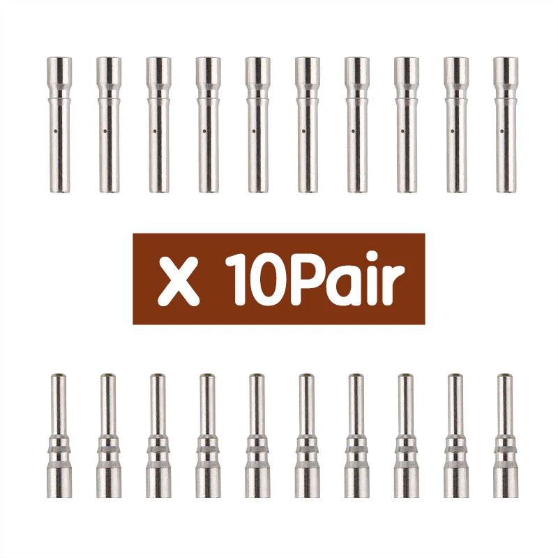 100/50/20/10 pair 60A Solar Connector male and female inside metal core use for PV cable connection  of solar connector pins