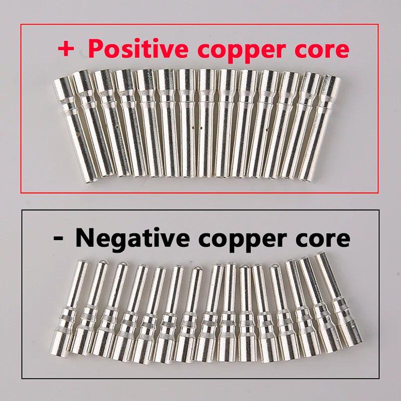 100/50/20/10 pair 60A Solar Connector male and female inside metal core use for PV cable connection  of solar connector pins