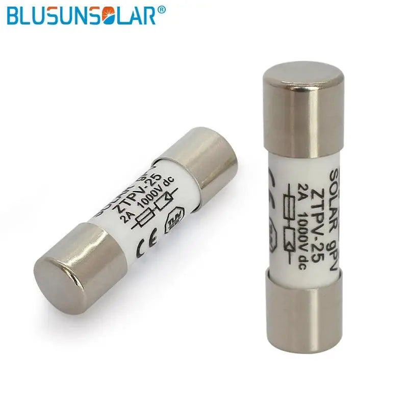 10/20/30/50/100pcs Solar Fuse 1000V 30A Fuse DC 10*38MM 1-32A PV Solar Fuse Metal Alloys for Solar Power System Protection - electrical center b2c