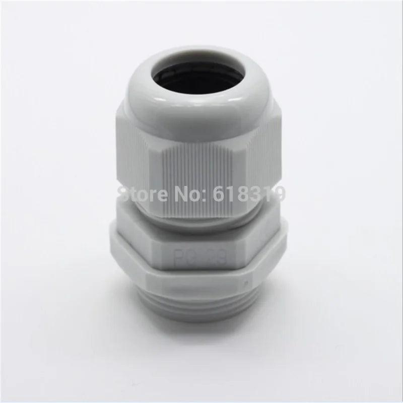 100pcs/lot PG7 Cable Gland IP68 Waterproof Connector Dim 3-6.5mm Nylon Plastic Wire Glands FS0120