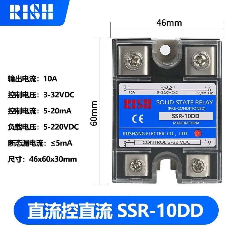 Solid State Relay SSR, DC to AC SSR, AC to AC SSR, DC to DC SSR, 10A SSR, 25A SSR, 40A SSR, 60A SSR, 80A SSR, 100A SSR, 120A SSR, contactless relay, sparkless relay module, industrial automation relay, temperature control SSR, heater control relay, motor control SSR, RISH SSR, MOC3083 SSR,SSR 10DD