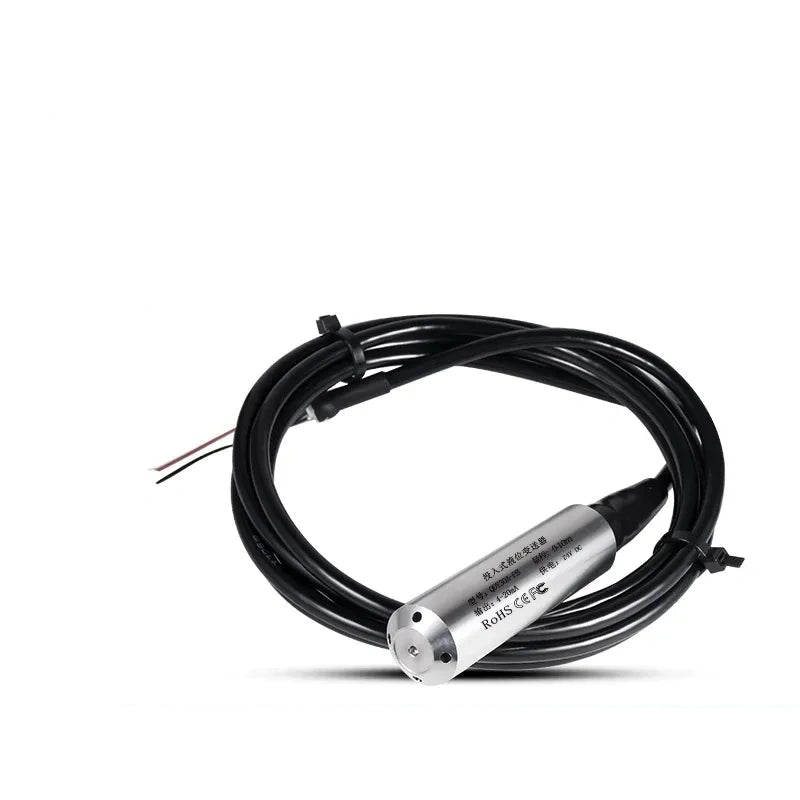 Submersible Level Sensor ,Hydrostatic Level Transmitter Measuring Range 0-10 Meter with 10M wire, 4-20mA Level Sensor ,Water Level Transmitter ,IP68 Level Probe