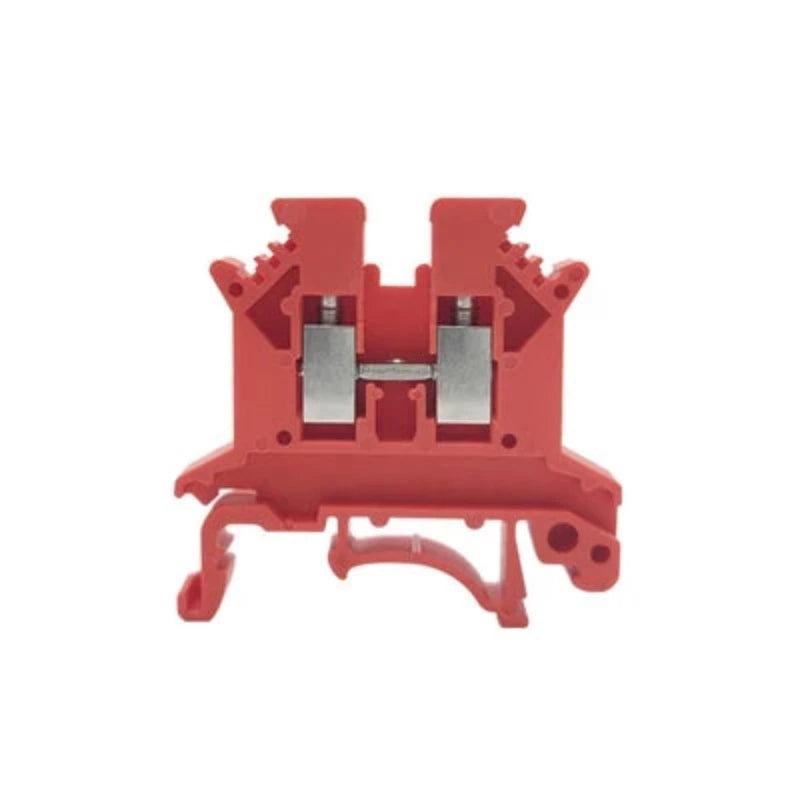 10Pcs Din Rail Terminal Block UK-2.5B Wire Electrical Conductor Universal Connector Screw Connection Terminal Strip Block UK2.5