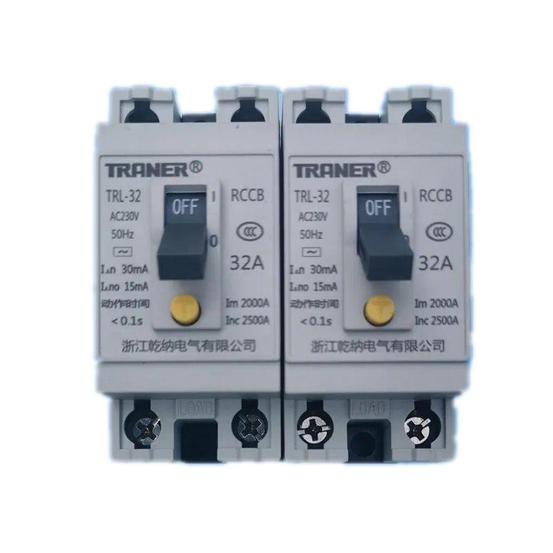 10pcs/lot TNB1L-32 Series Built-In Water Heater Tripping Breaker ELCB 2P 10a 16a 20a 25a 32a