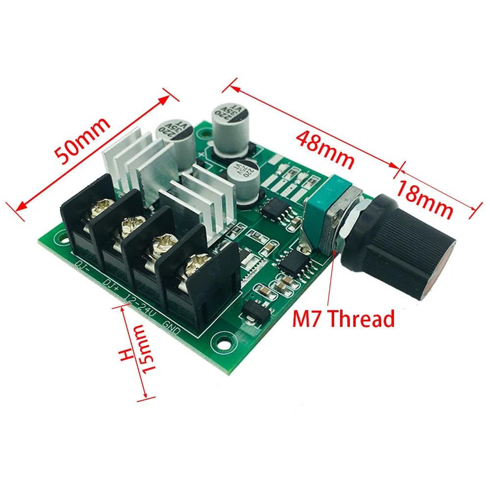 12~28V 15A 240W DC Brush Motor PWM Governor 12V 21V 24V 200W LED Dimming Speed Adjustment Controller Regulator Fan (BG1228-1015).12~28V 15A 240W DC Brush Motor PWM Governor 12V 21V 24V 200W LED Dimming Speed Adjustment Controller Regulator Fan (BG1228-1015)